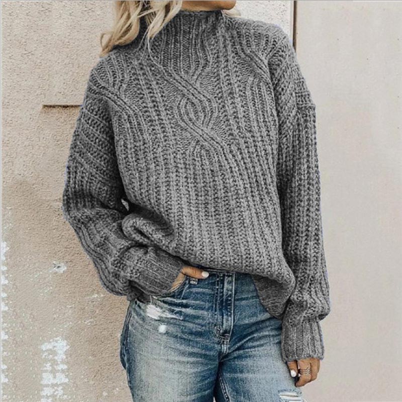 WOLFFMODE Oversized Turtleneck Sweater