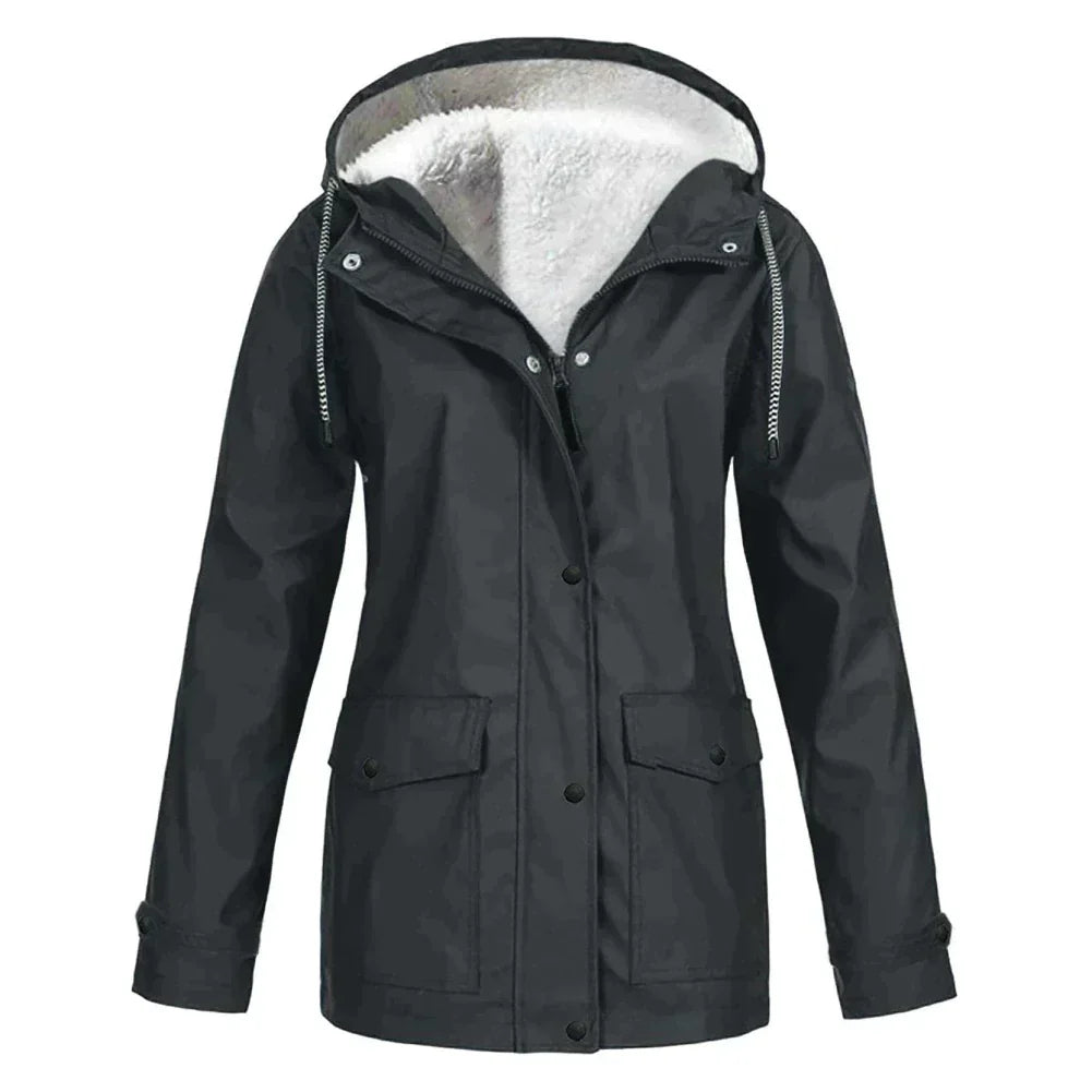 Wolffs elegante, warme Regenjacke