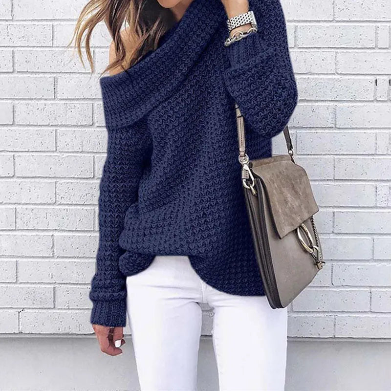 Autumn Off-the-Shoulder Sweater