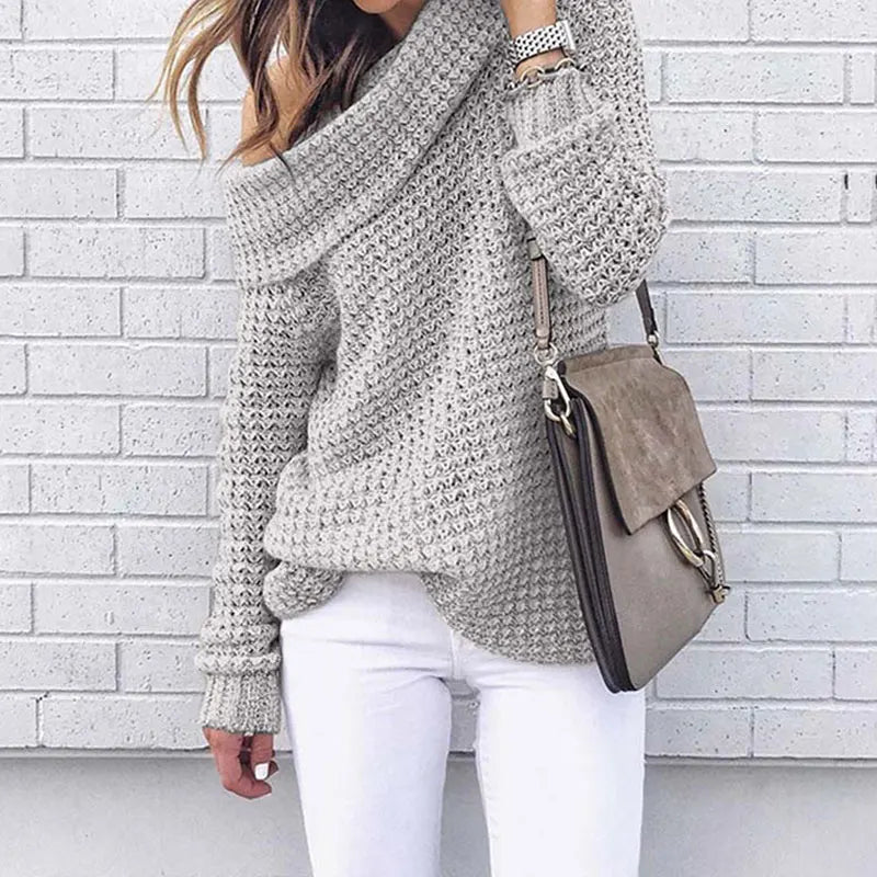 Autumn Off-the-Shoulder Sweater