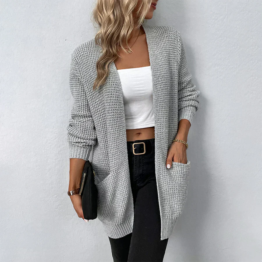 Stylish and Elegant WolffMode Overall Cardigan