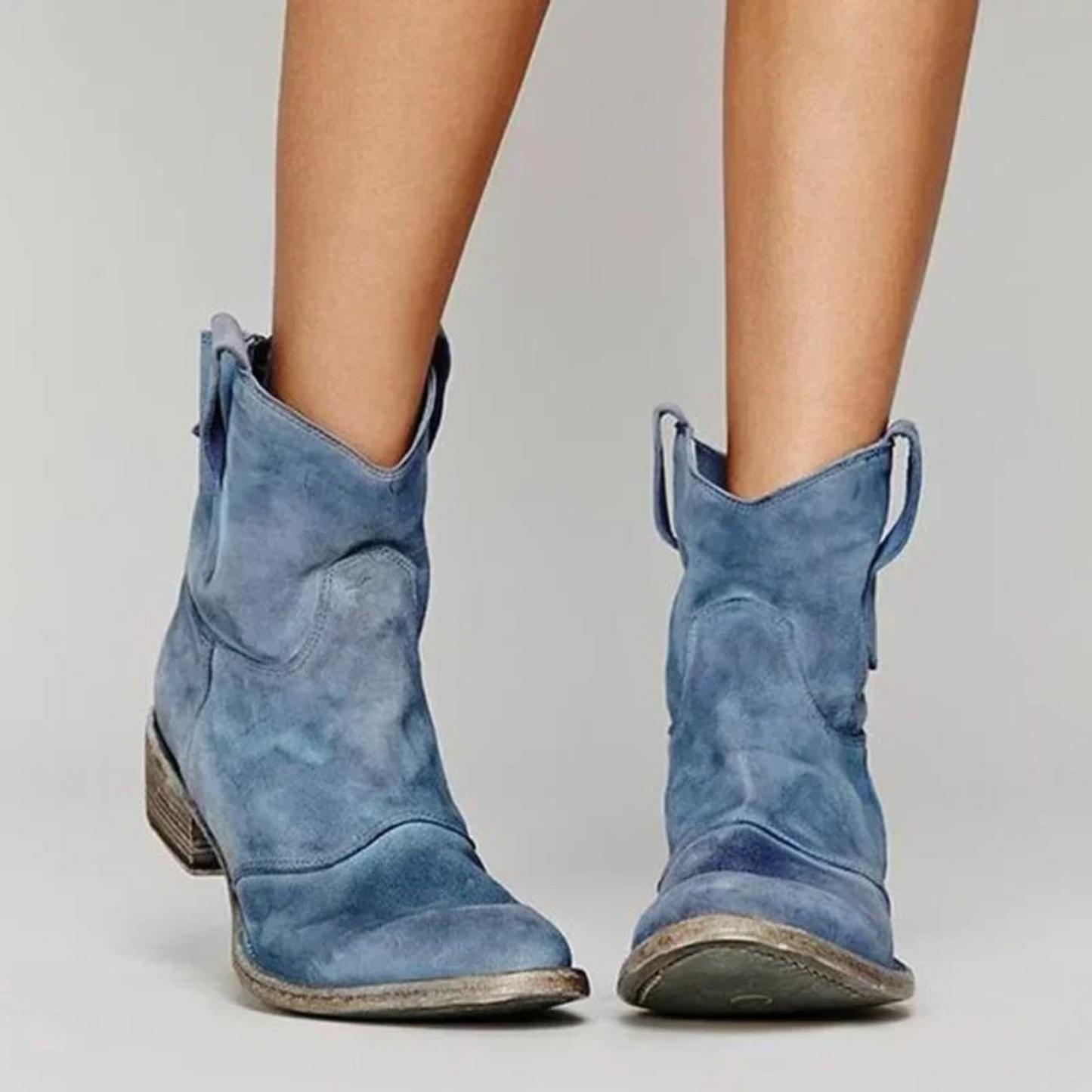 Damen-Cowboy-Stiefel aus Leder von WOLFFMODE