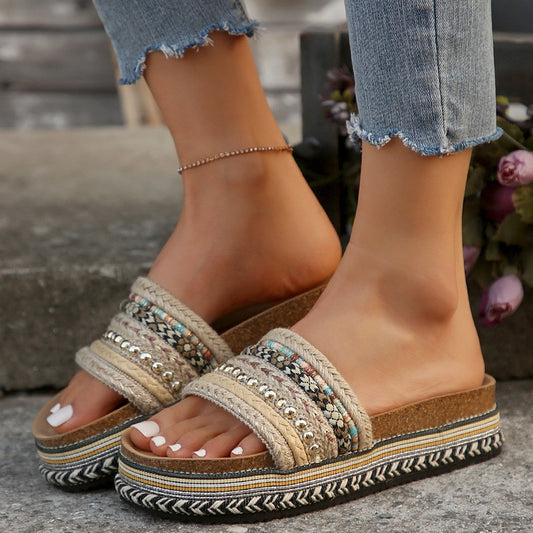 Damen-Sandale im Boho-Stil