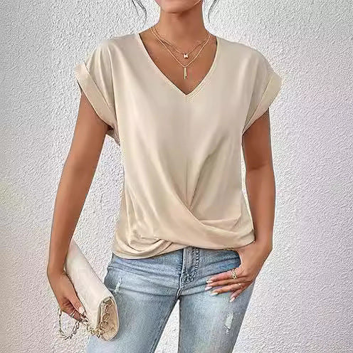 WolffMode T-Shirt für Damen mit asymmetrischem Schnitt