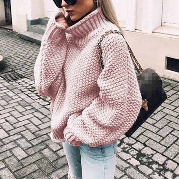 Pullover mit kurzem Kragen