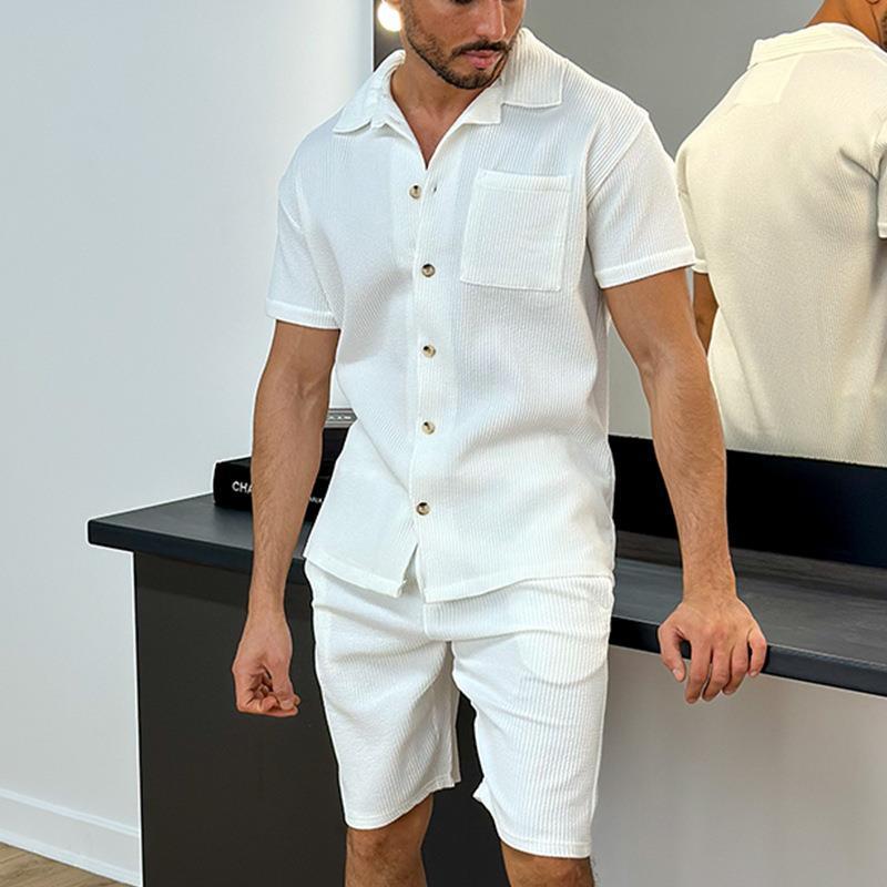 WolffMode Short-Sleeve Polo and Shorts Set