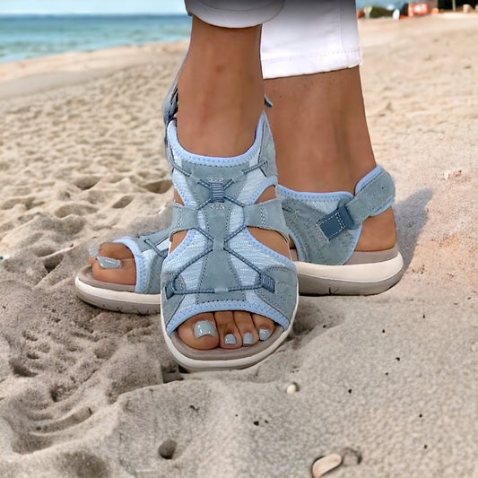 WolffMode Open-Toe Sandals with Multiple Adjustable Straps