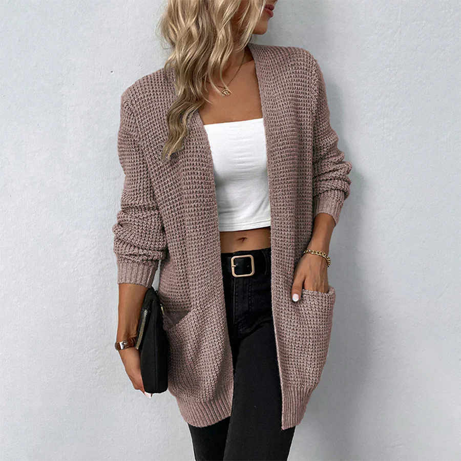 Stylish and Elegant WolffMode Overall Cardigan