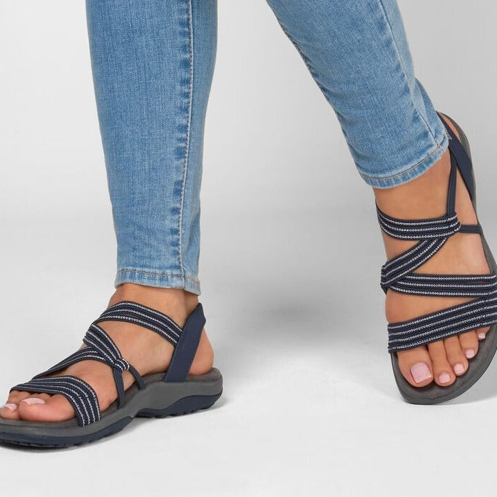 Elegante und bequeme orthopädische Riemen-Sandalen von WolffMode für die Freizeit