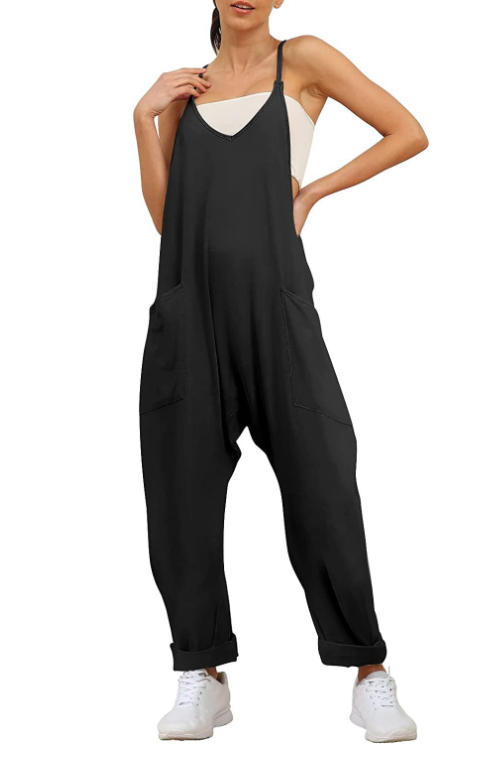 Einfarbiger Damen-Jumpsuit von WolffMode