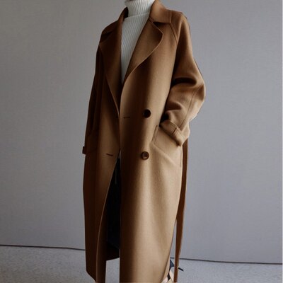 Premium wool spring coat