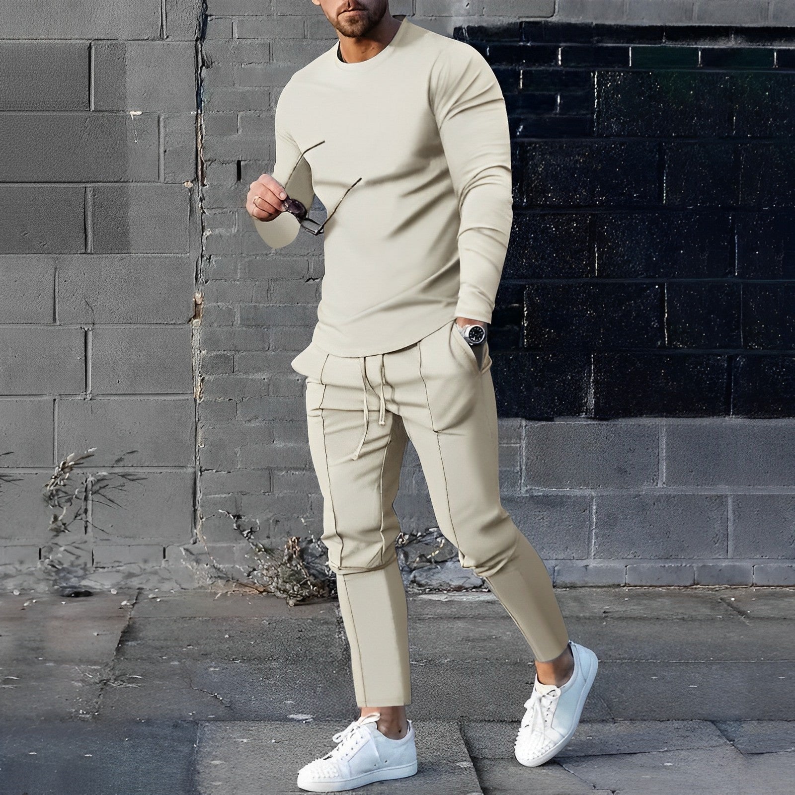 WOLFFMODE Sweater and Pants Set