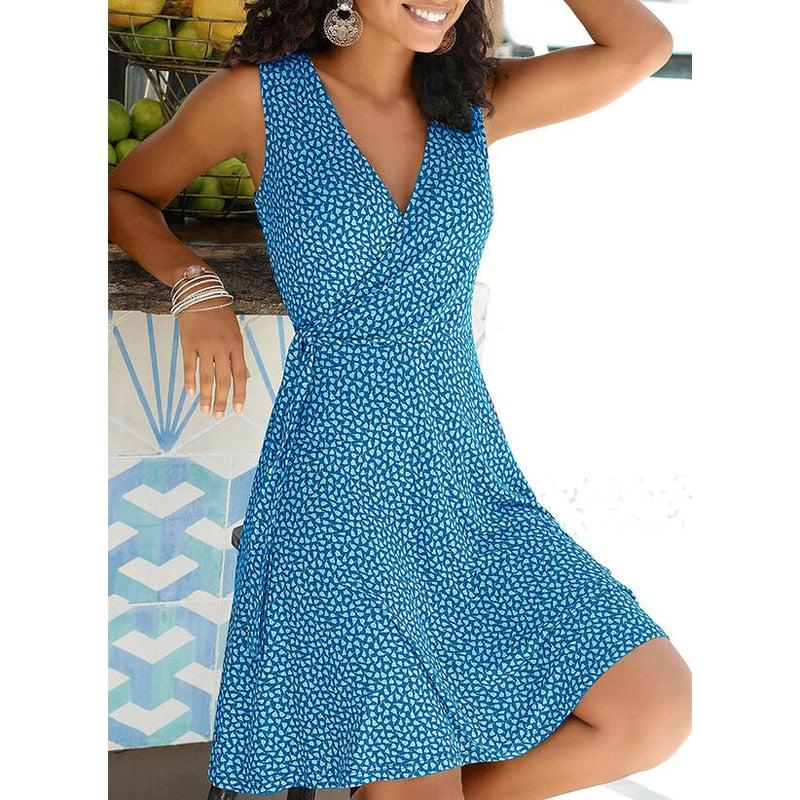 Sommerliches Freizeitkleid mit Polka Dots für 2023