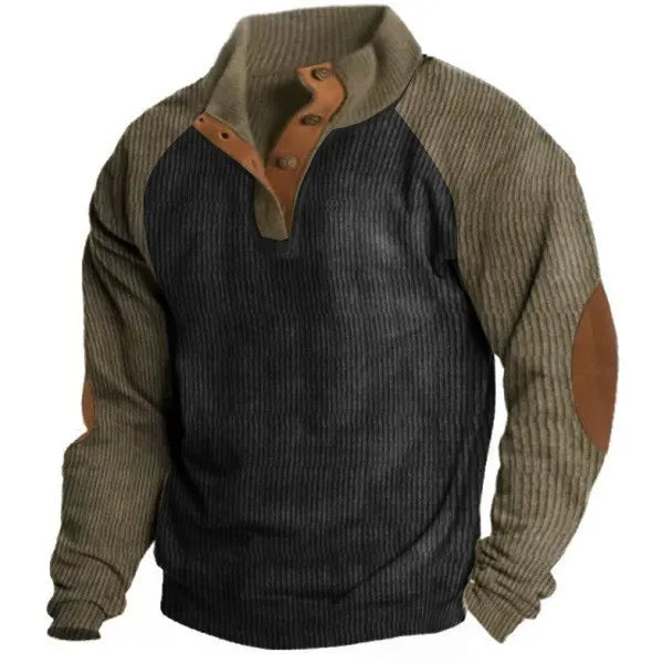 Herren-Patchwork-Sweatshirt von WOLFFMODE