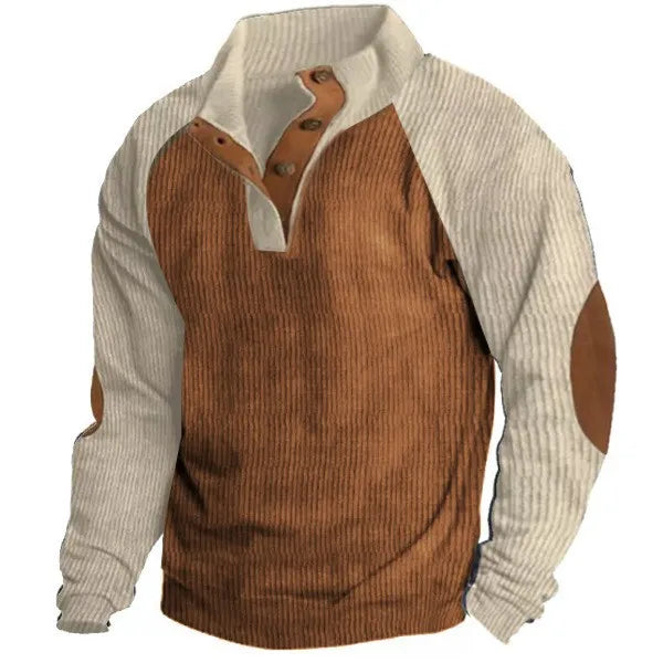Herren-Patchwork-Sweatshirt von WOLFFMODE