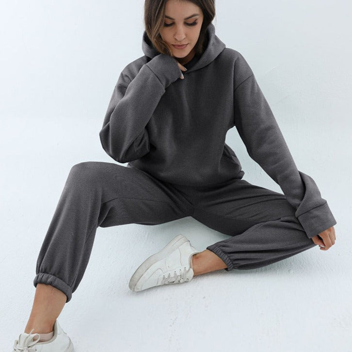 Jacquelyn™ Cozy Sweatpants and Hoodie Set