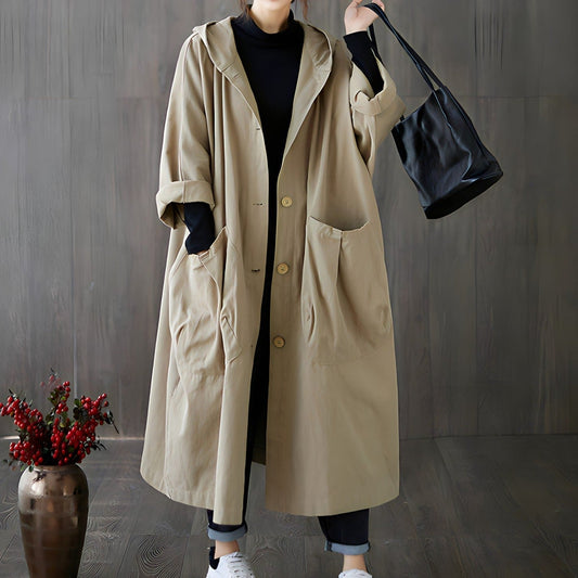 Elegantly Oversized Trench Coat