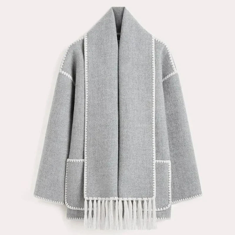 WOLFFMODE Casual Shawl Jacket