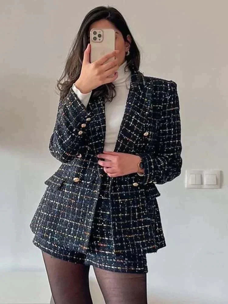 Wollblazer-Ensemble für Damen von WolffMode