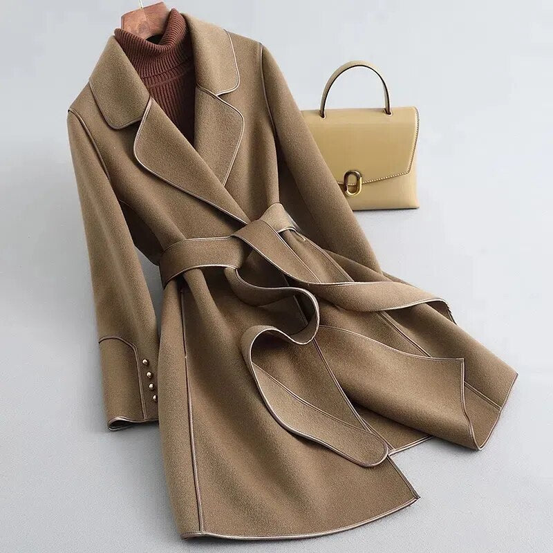 Damen Trenchcoat von WOLFFMODE in Rosè