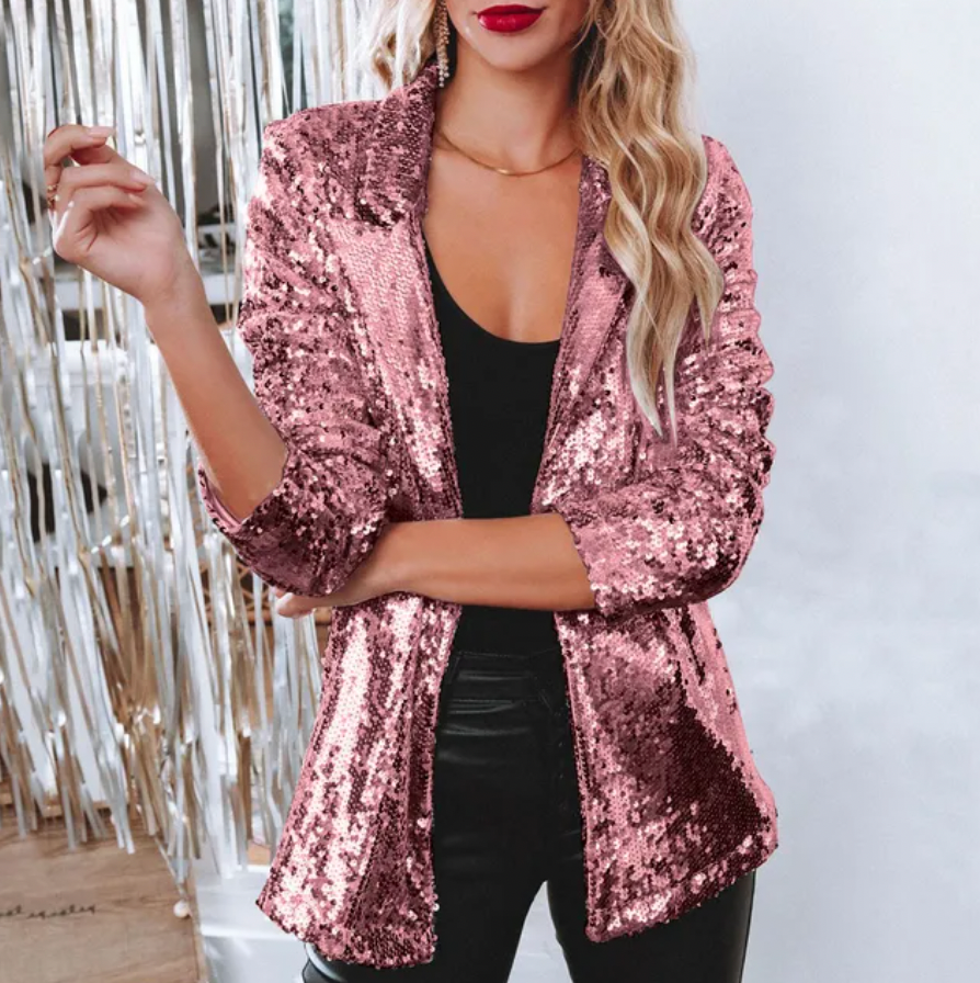 Elegantes Damen-Glitzerblazer für den Winter von WOLFFMODE