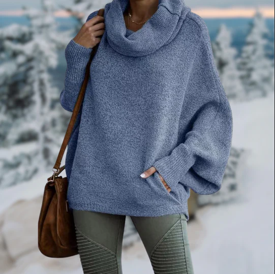 Elegantes Oversize-Rollkragenpullover für Damen von WOLFFMODE im Herbst-Look