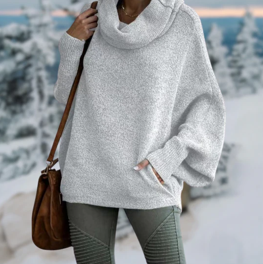 Elegantes Oversize-Rollkragenpullover für Damen von WOLFFMODE im Herbst-Look