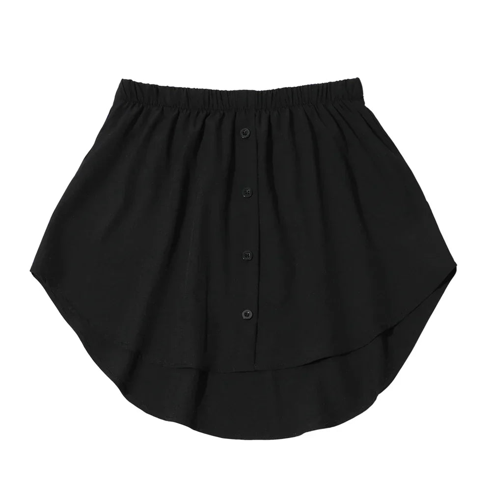 WOLFFMODE - Layered Mini Skirt with Adjustable Waist