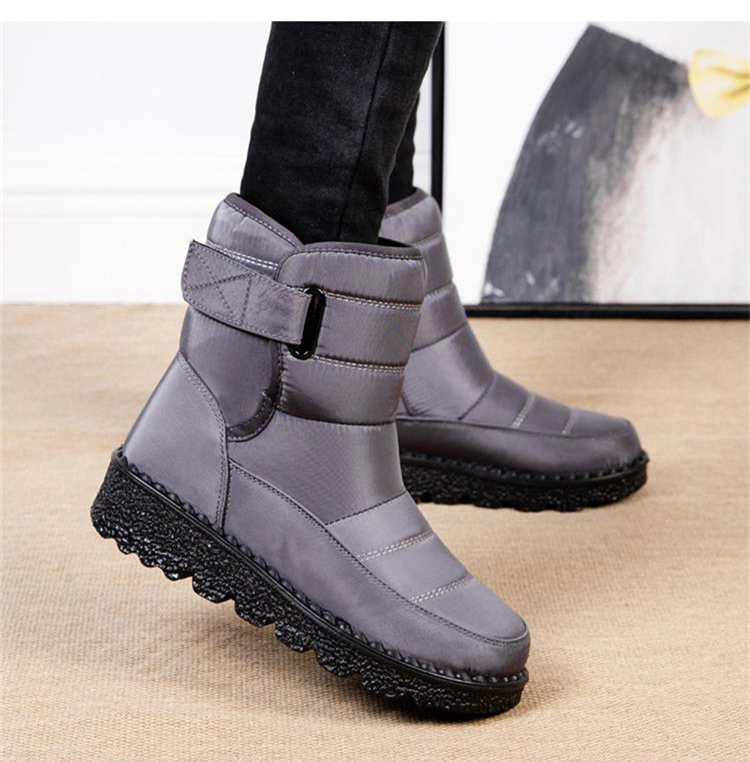 Gepolsterte, wasserdichte Baumwoll-Stiefeletten von WOLFFMODE