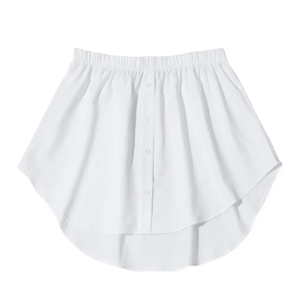 WOLFFMODE - Layered Mini Skirt with Adjustable Waist