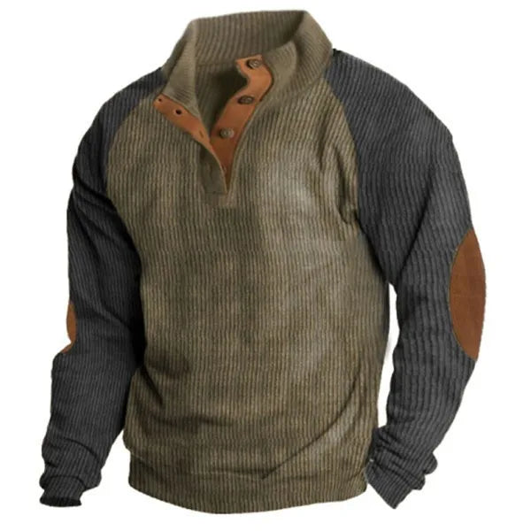 Herren-Patchwork-Sweatshirt von WOLFFMODE