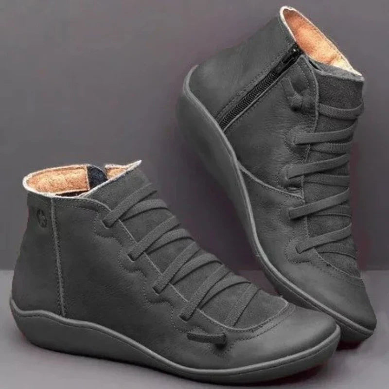 WOLFFMODE Damen-Stiefeletten in PU-Leder