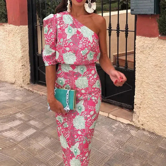 Schickes Maxikleid mit Print