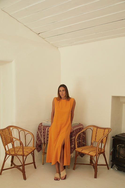 Orange WolffMode Dress