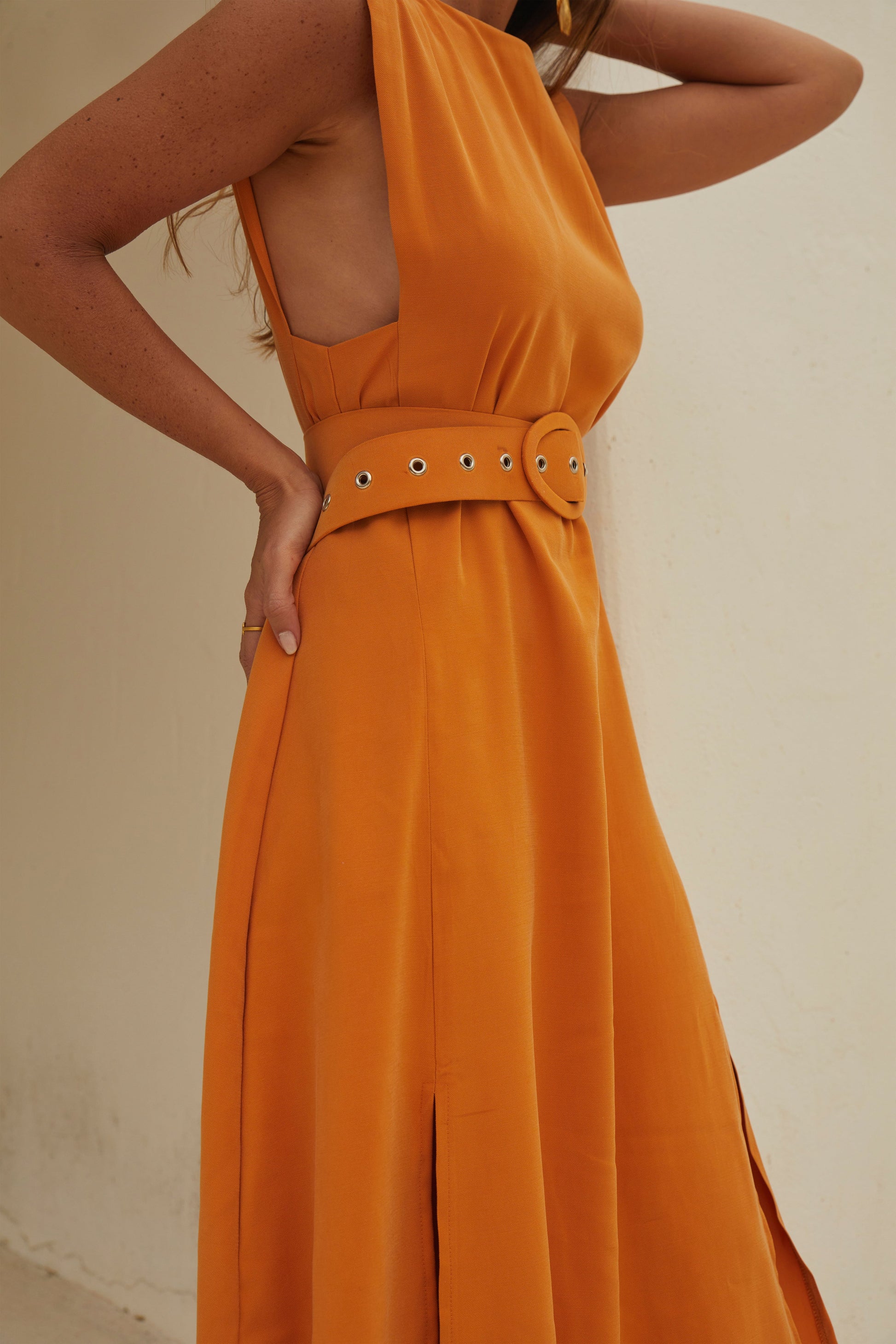 Orange WolffMode Dress