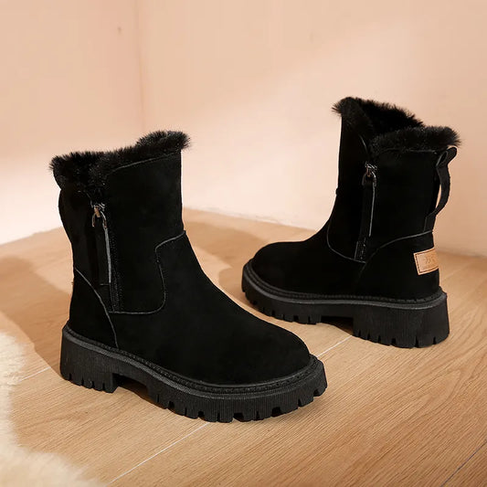 Wildleder-Stiefeletten für Damen von WOLFFMODE