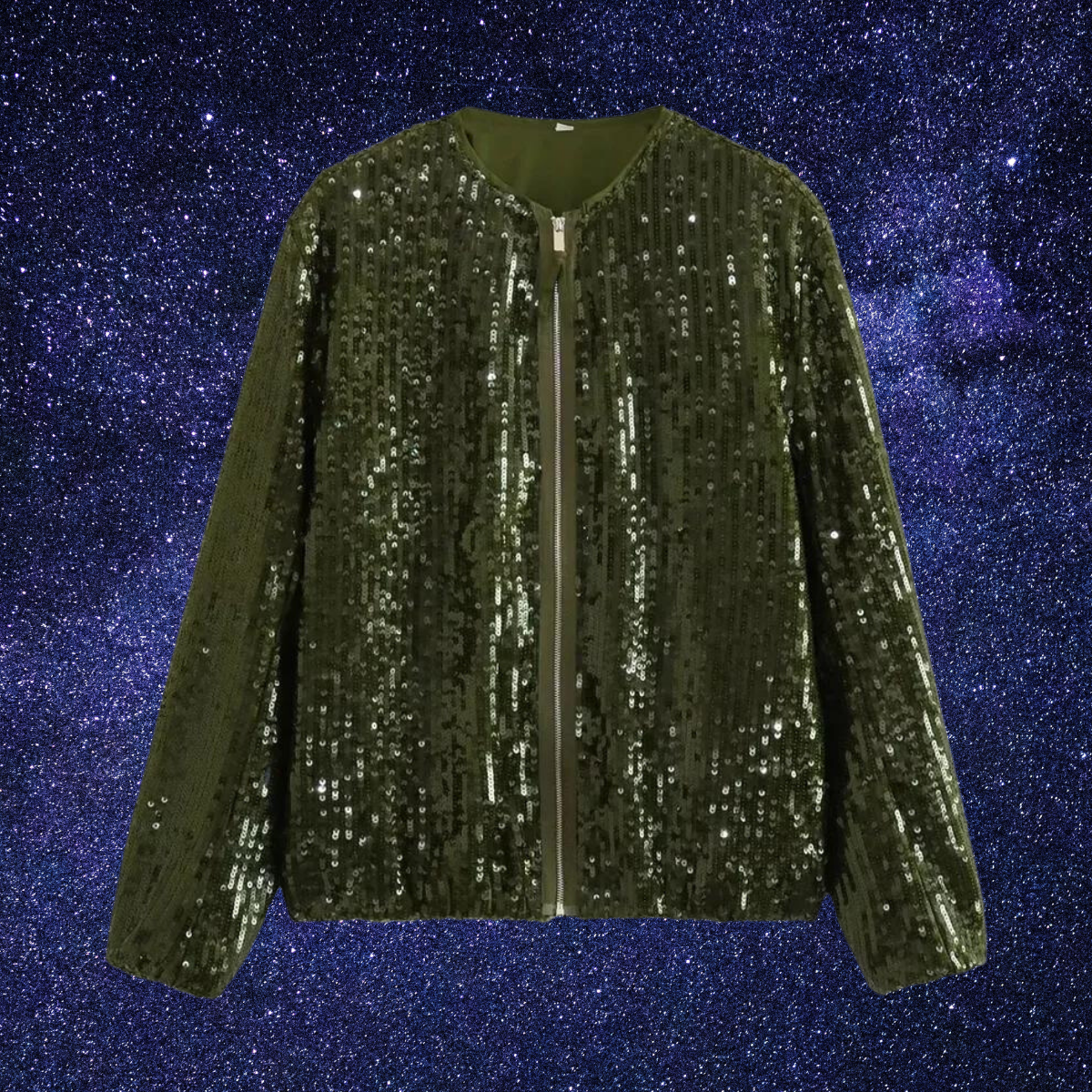 Main Street Mantel: Shiny Bomber Jacket