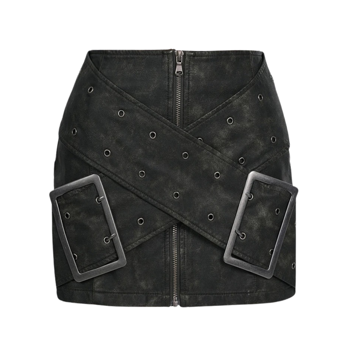 Elegant High-Waisted WolffMode Metal Shorts