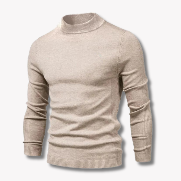 Wolle-Pullover mit Stehkragen von Tom