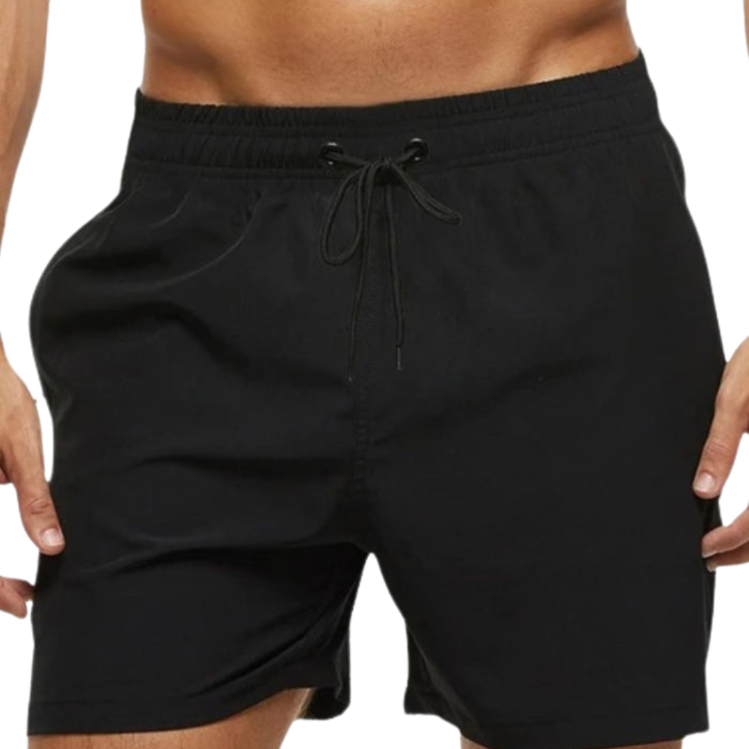 WolffMode Casual Swim Trunks with Zippered Pockets