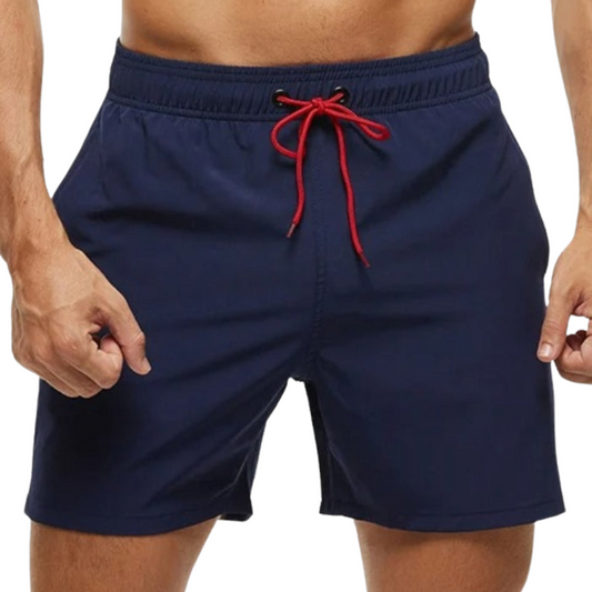 WolffMode Casual Swim Trunks with Zippered Pockets