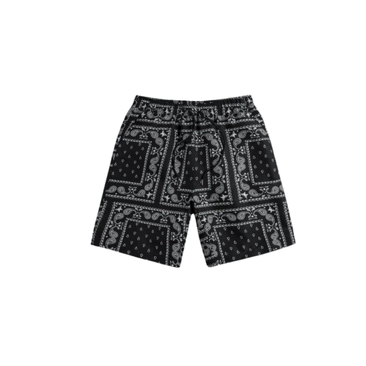 WolffMode Casual Paisley Print Swim Trunks