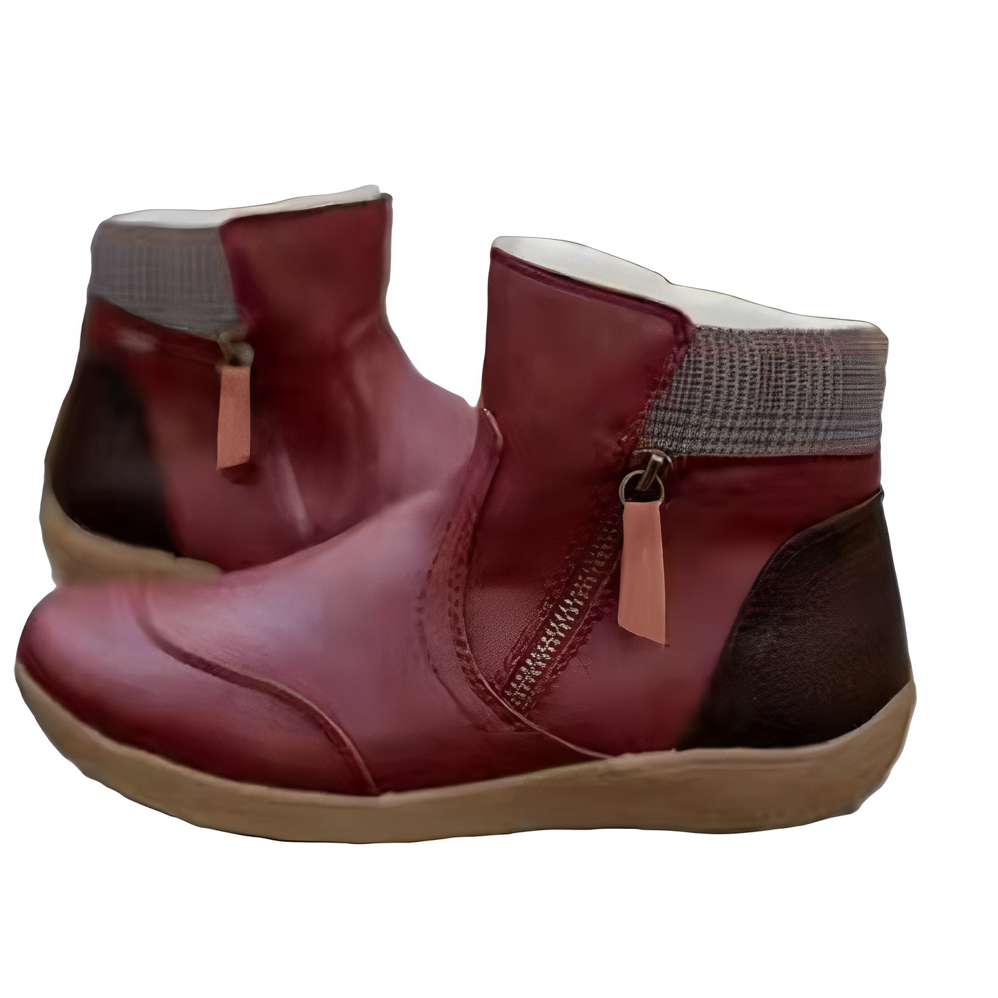 Low-cut Martin-style leather boots by WOLFFMODE