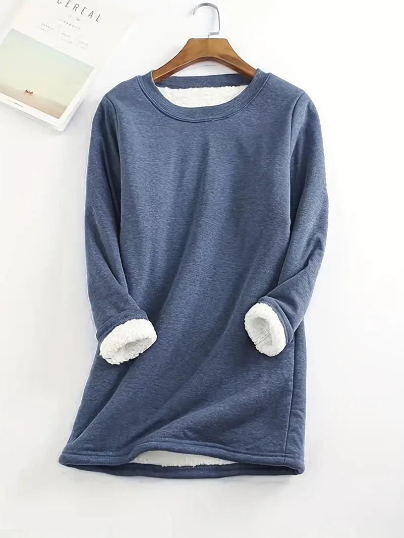 Fleece Neck Pullover