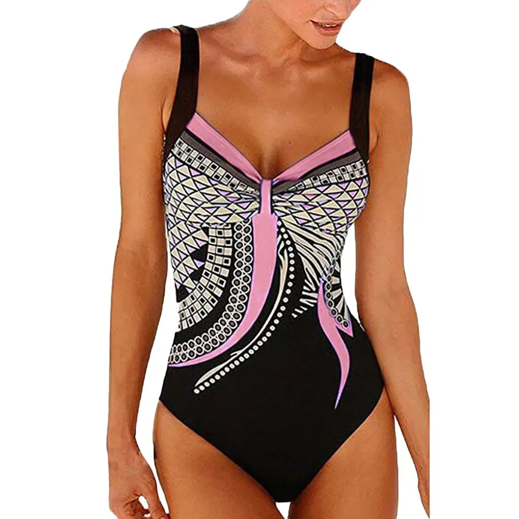 WOLFFMODE Swimsuit with Graphic Print