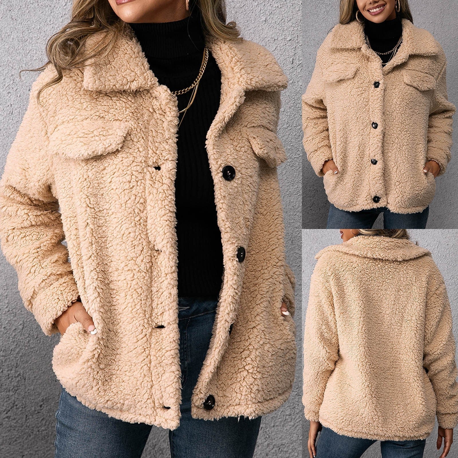 Wendbare Teddyfleecejacke von WOLFFMODE