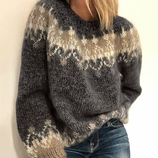 Damen-Grobstrickpullover von WOLFFMODE: weich im Vintage-Look