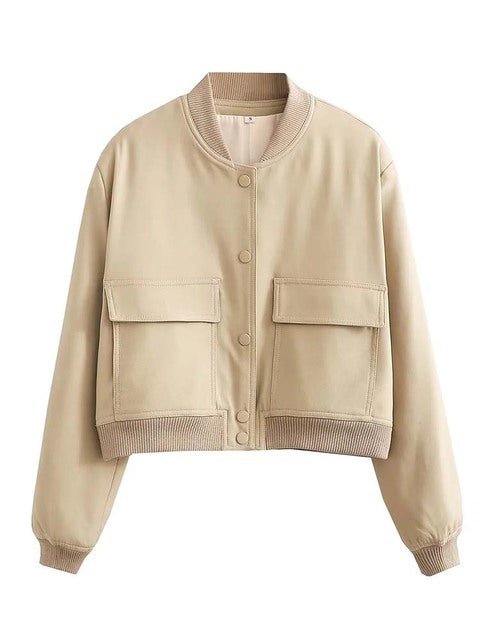 Grace™ Bomber Jacket with Oversized Pockets [Last Day Discount]