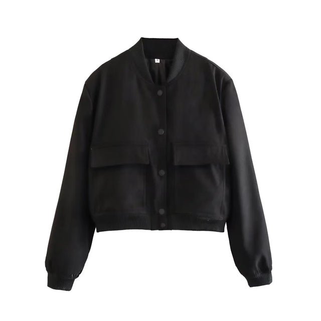 Grace™ Bomber Jacket with Oversized Pockets [Last Day Discount]