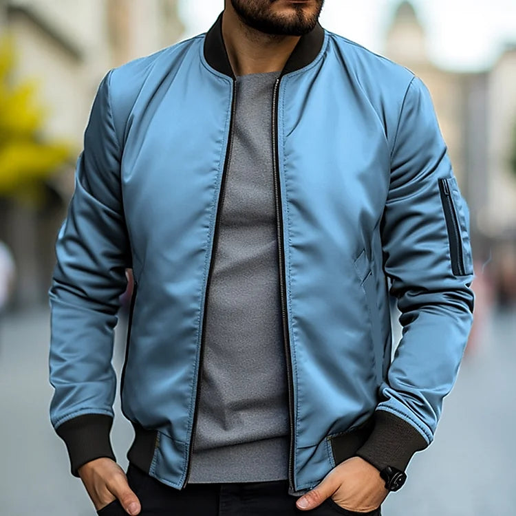 WOLFFMODE Men's Bomber Jacket